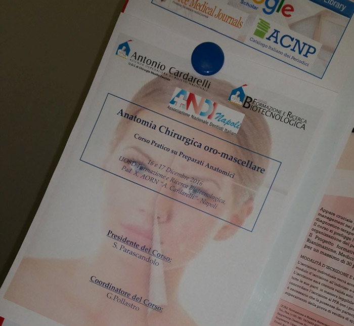 Anatomia Chirurgia Oro-mascellare: Corso Pratico su preparati anatomici
